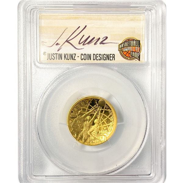 2020-W $5 1/4oz Gold Kunz Signed PCGS PR70 DCAM