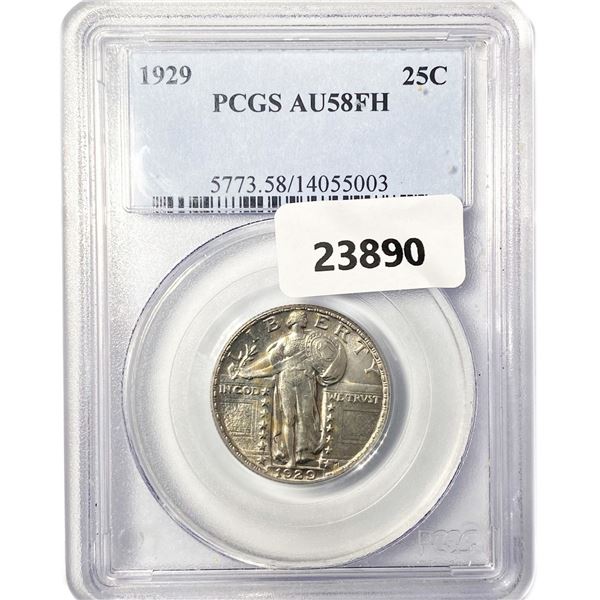 1929 Standing Liberty Quarter PCGS AU58 FH