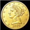 Image 1 : 1903-S $5 Gold Half Eagle CLOSELY UNCIRCULATED