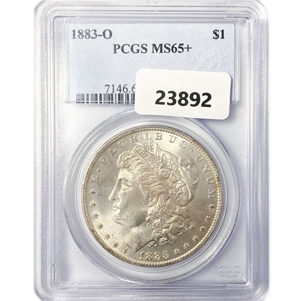 1883-O Morgan Silver Dollar PCGS MS65+