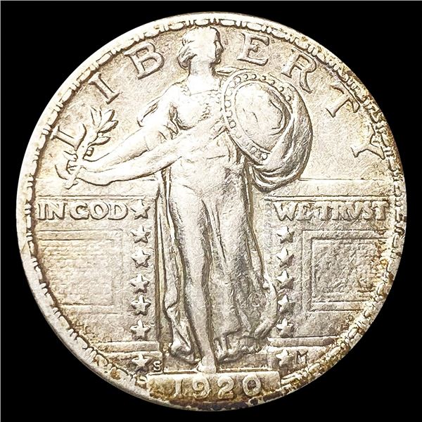 1920-S Standing Liberty Quarter NEARLY UNCIRCULATE