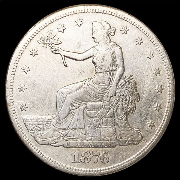 1876-S Silver Trade Dollar LIGHTLY CIRCULATED