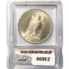 Image 2 : 1923 Silver Peace Dollar ICG MS65