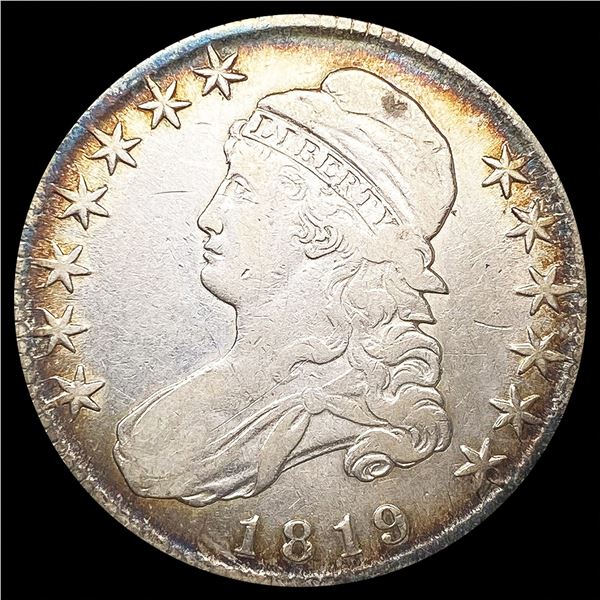 1819 Capped Bust Half Dollar NICELY CIRCULATED