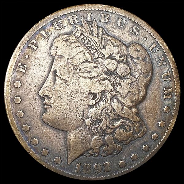 1892-CC Morgan Silver Dollar LIGHTLY CIRCULATED