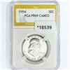 Image 1 : 1954 Franklin Half Dollar PGA PR69 CAMEO