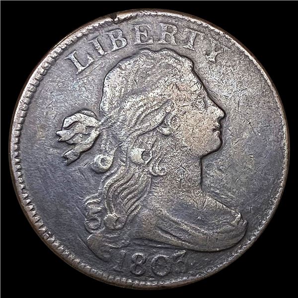 1803 Sm Dt Sm Fraction Large Cent LIGHTLY CIRCULAT