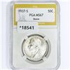 Image 1 : 1937-S Boone Half Dollar PGA MS67