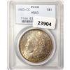 Image 1 : 1883-CC Morgan Silver Dollar PCGS MS63
