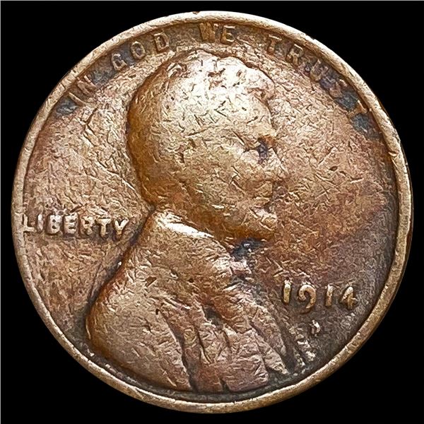 1914-D Wheat Cent NICELY CIRCULATED