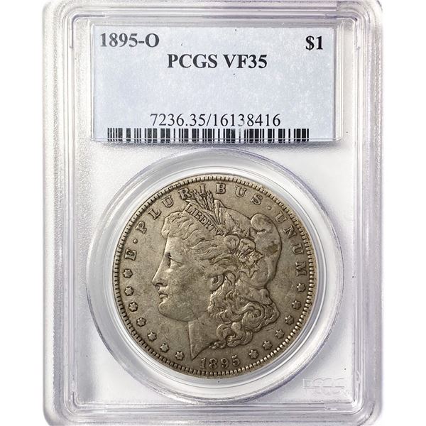 1895-O Morgan Silver Dollar PCGS VF35