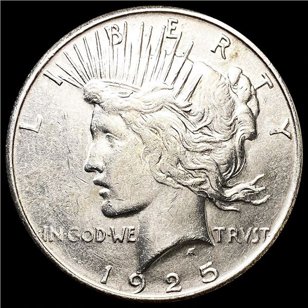 1925-S Silver Peace Dollar CLOSELY UNCIRCULATED