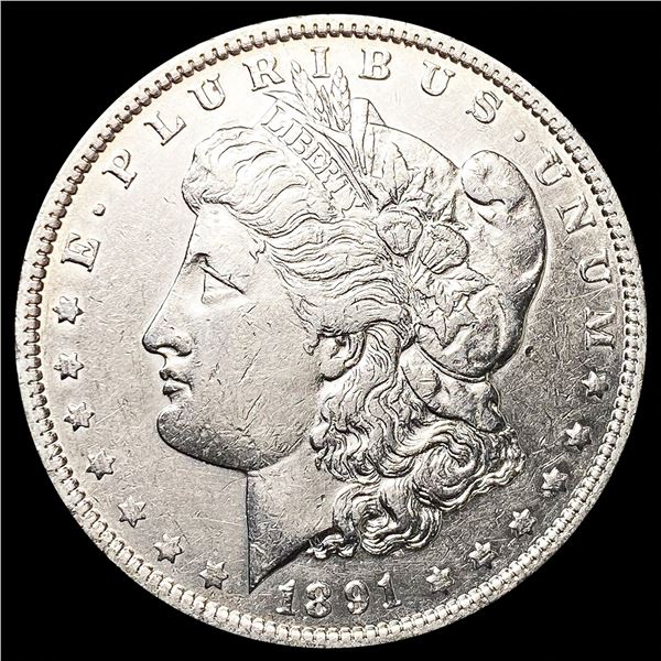 1891 Morgan Silver Dollar CLOSELY UNCIRCULATED