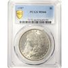 Image 1 : 1887 Morgan Silver Dollar PCGS MS66