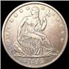 Image 1 : 1843 Seated Liberty Half Dollar CLOSELY UNCIRCULAT