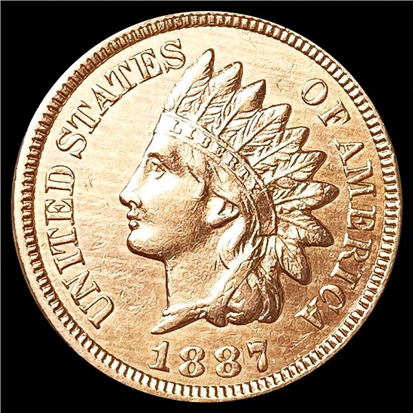 1887 RD Indian Head Cent UNCIRCULATED