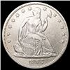 Image 1 : 1867 Seated Liberty Half Dollar CLOSELY UNCIRCULAT