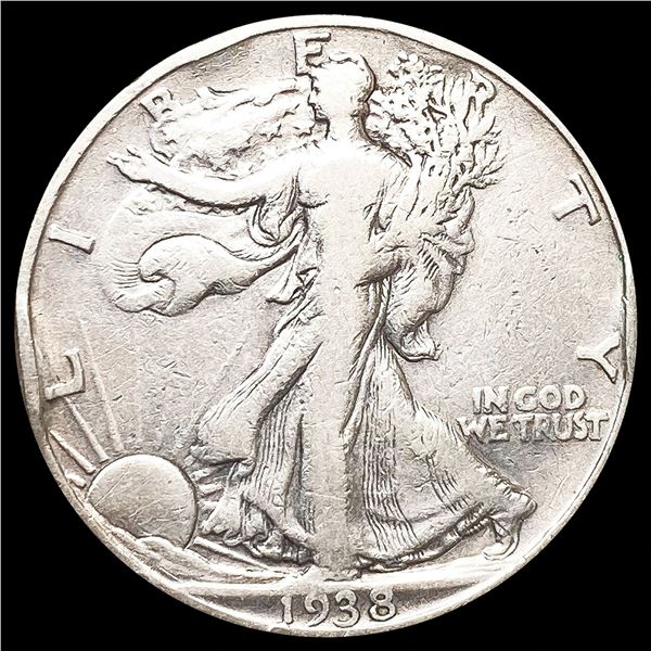 1938-D Walking Liberty Half Dollar NICELY CIRCULAT