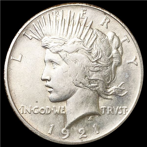 1921 Silver Peace Dollar ABOUT UNCIRCULATED