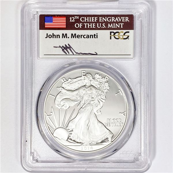 2014-W ASE Mercanti Signed PCGS PR70 DCAM