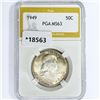 Image 1 : 1949 Franklin Half Dollar PGA MS63