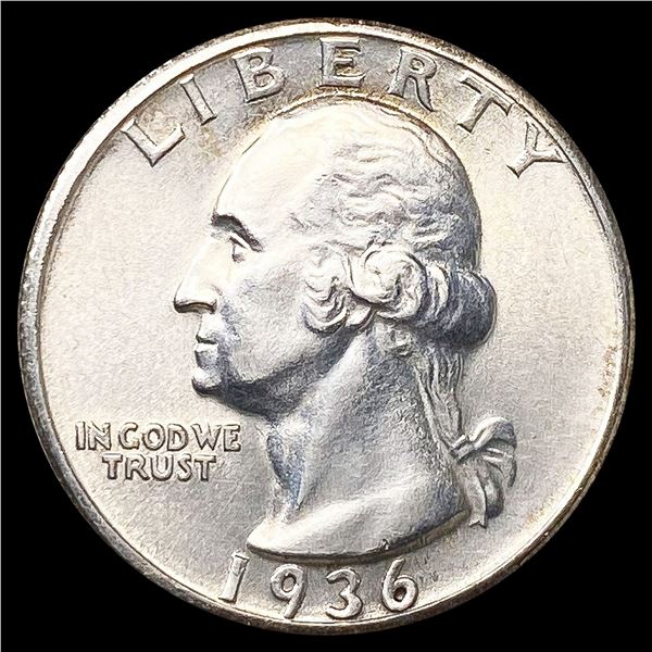 1936-S Washington Silver Quarter UNCIRCULATED