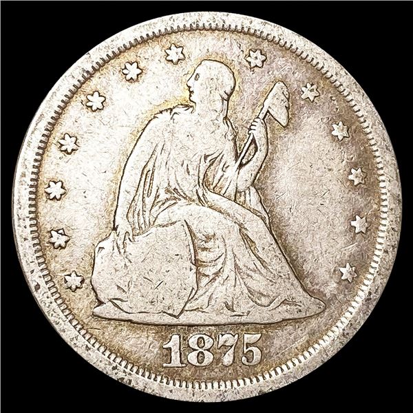 1875-S Twenty Cent Piece NICELY CIRCULATED