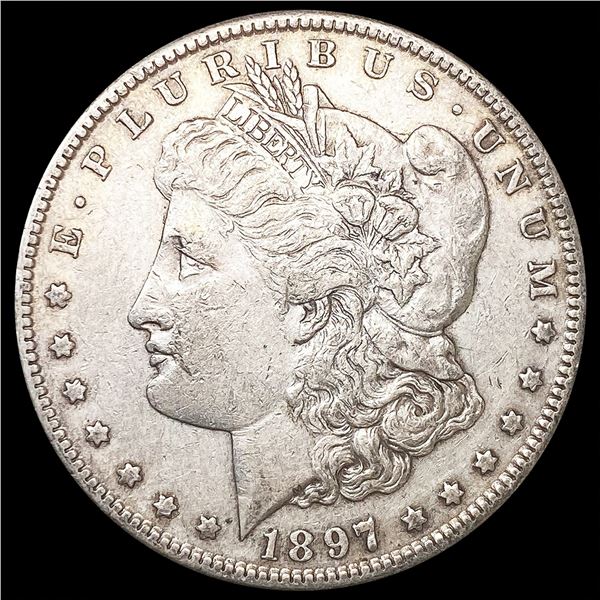 1897-S Morgan Silver Dollar NEARLY UNCIRCULATED