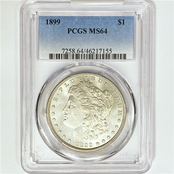 1899 Morgan Silver Dollar PCGS MS64