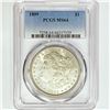 Image 1 : 1899 Morgan Silver Dollar PCGS MS64