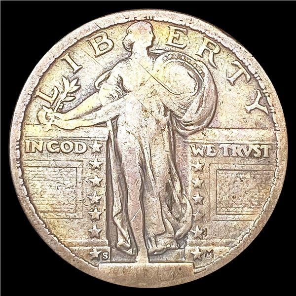 1900's Standing Liberty Quarter NICELY CIRCULATED