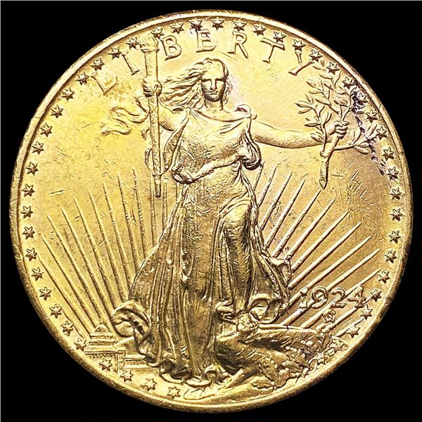 1924 $20 Gold Double Eagle UNCIRCULATED