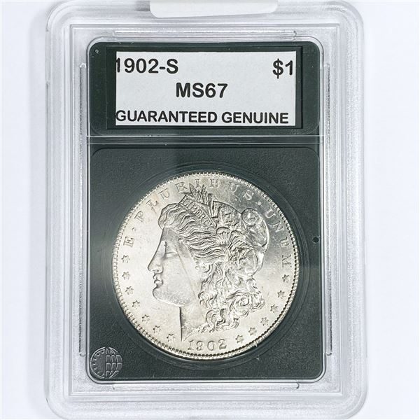 1902-S Morgan Silver Dollar GG MS67