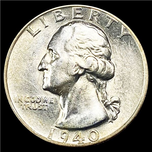 1940-D Washington Silver Quarter UNCIRCULATED