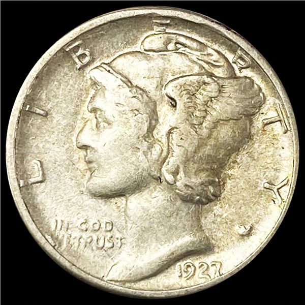 1927-D Mercury Dime NEARLY UNCIRCULATED