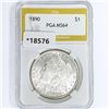 Image 1 : 1890 Morgan Silver Dollar PGA MS64