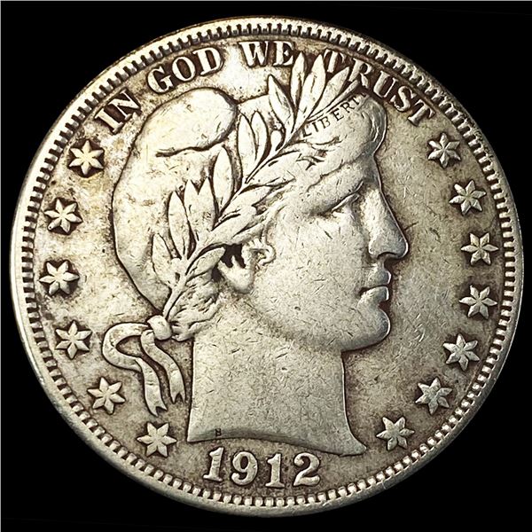 1912-D Barber Half Dollar NICELY CIRCULATED