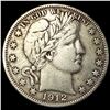 Image 1 : 1912-D Barber Half Dollar NICELY CIRCULATED