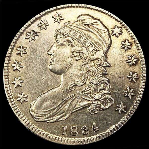 1834 Capped Bust Half Dollar CLOSELY UNCIRCULATED