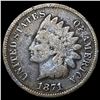 Image 1 : 1871 Indian Head Cent NICELY CIRCULATED