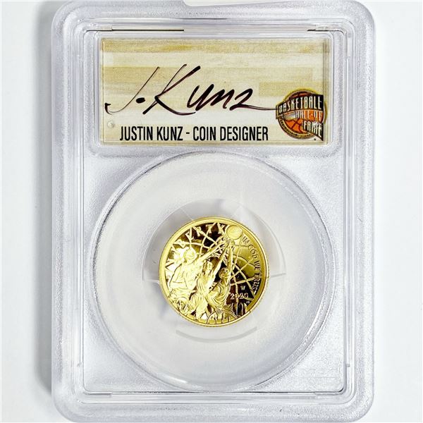 2020-W $5 1/4oz Gold Kunz Signed PCGS PR70 DCAM