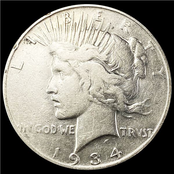 1934-D Silver Peace Dollar LIGHTLY CIRCULATED