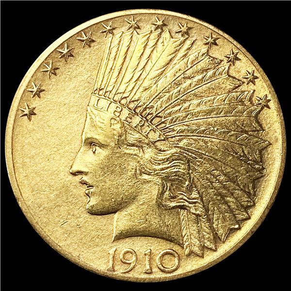 1910-S $10 Gold Eagle CLOSELY UNCIRCULATED