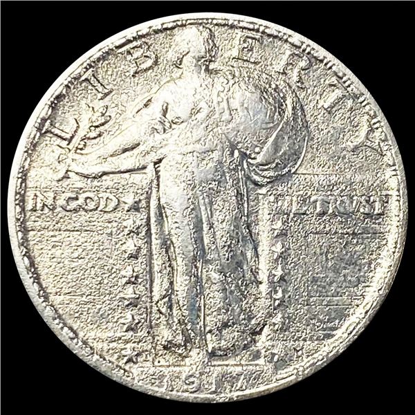 1917-D Standing Liberty Quarter NICELY CIRCULATED