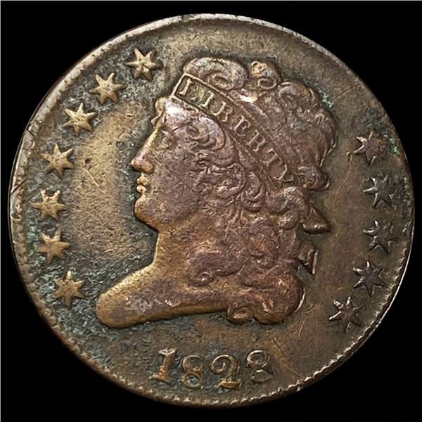 1828 Classic Head Half Cent LIGHTLY CIRCULATED