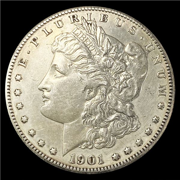 1901-S Morgan Silver Dollar NEARLY UNCIRCULATED