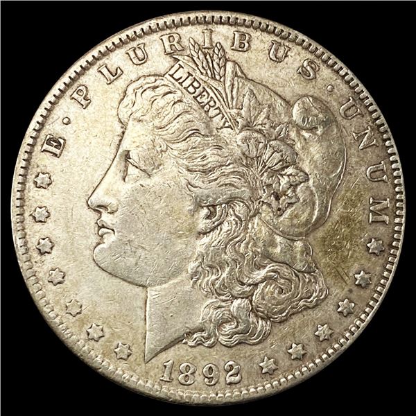 1892 Morgan Silver Dollar CLOSELY UNCIRCULATED