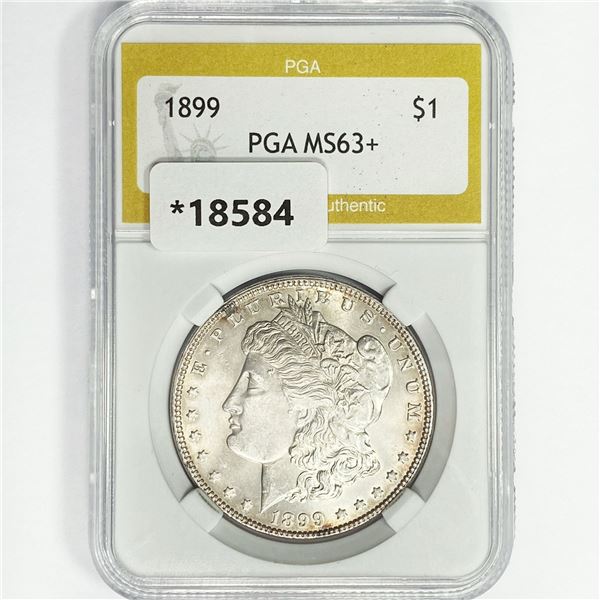 1899 Morgan Silver Dollar PGA MS63+