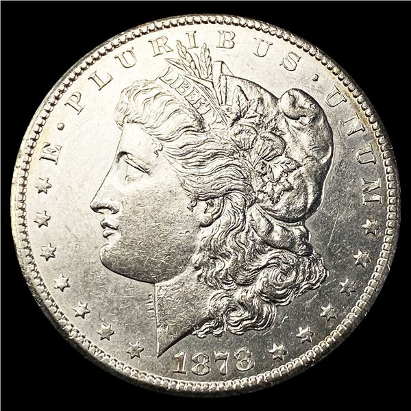 1878-CC Morgan Silver Dollar CLOSELY UNCIRCULATED