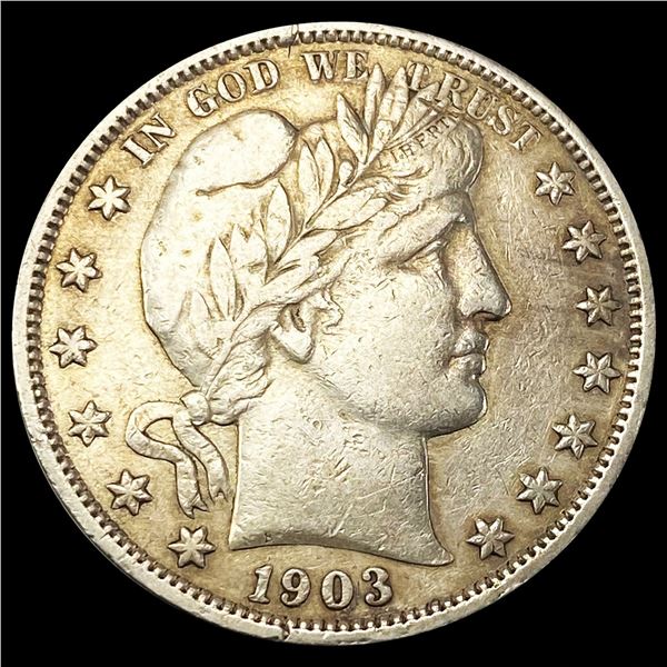 1903-S Barber Half Dollar LIGHTLY CIRCULATED